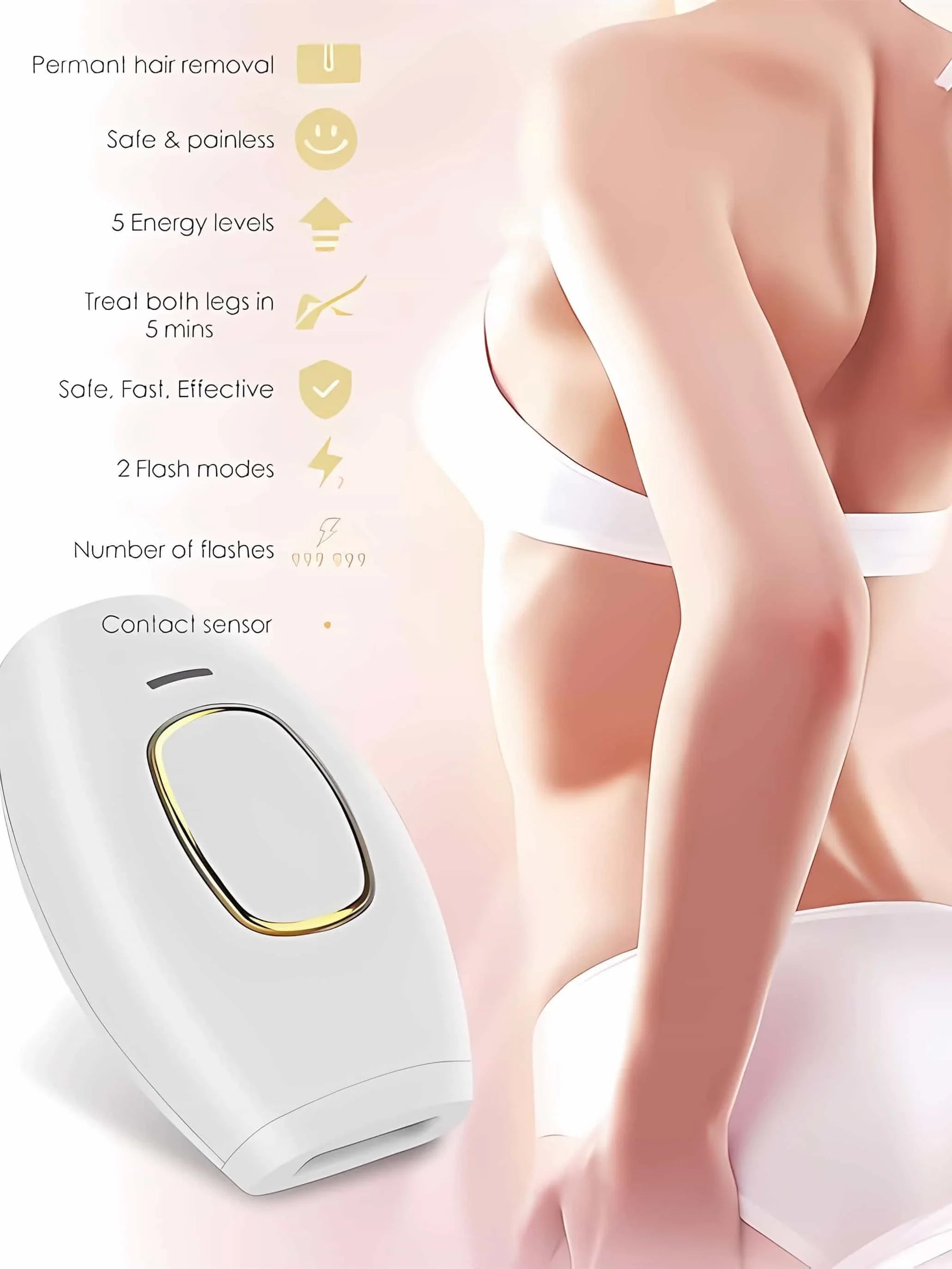Depiladora Laser Profesional IPL